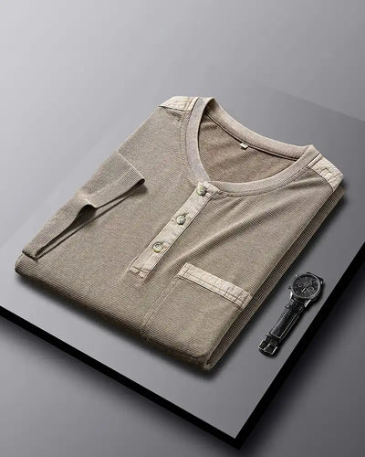 Dionos Waffle Knit Henley