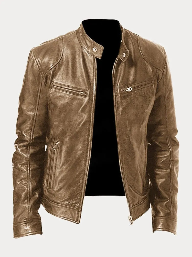 Lucas - Classic Leather Jacket