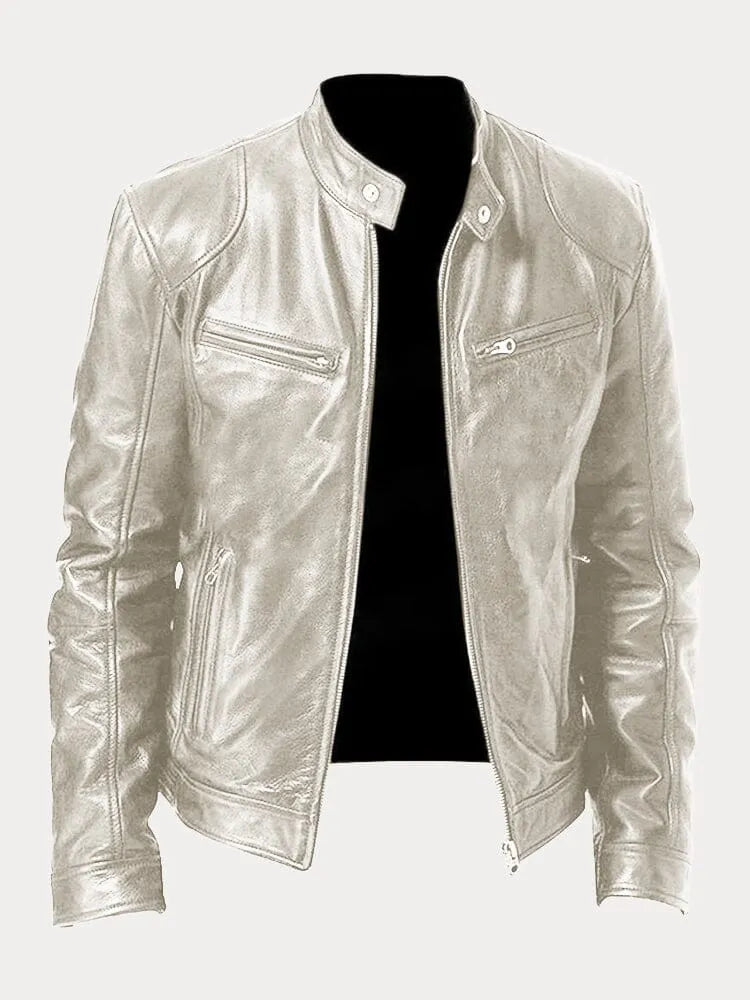 Lucas - Classic Leather Jacket