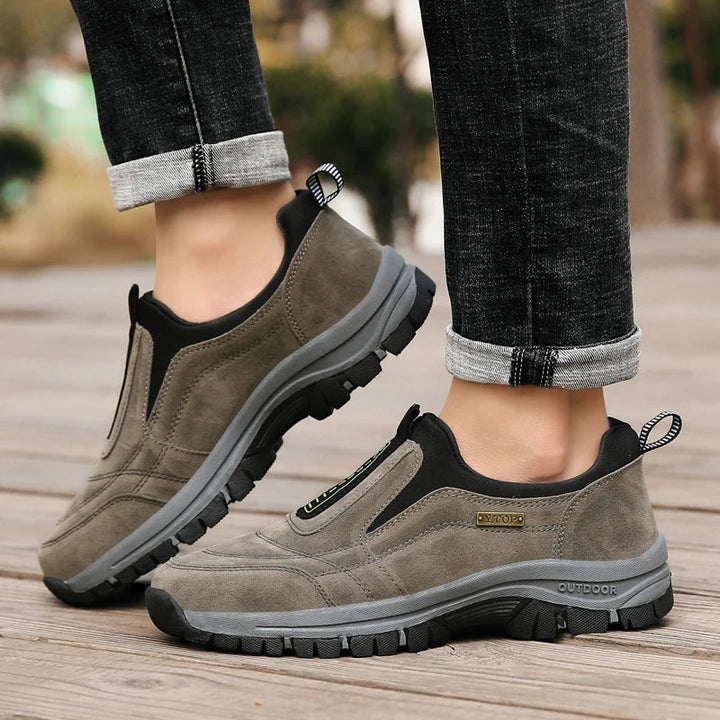 Hugh | Slip On Outdoor Shoes with Non Slip Grip Sole for Men