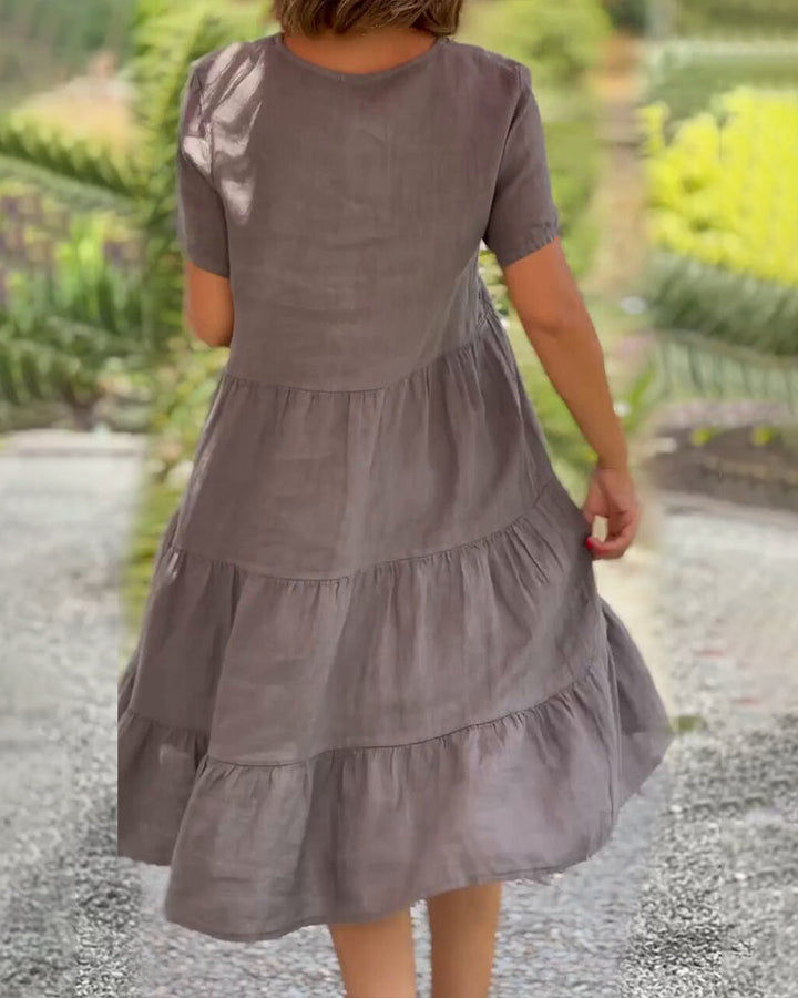 Virella - Dress Made Of Cotton And Linen