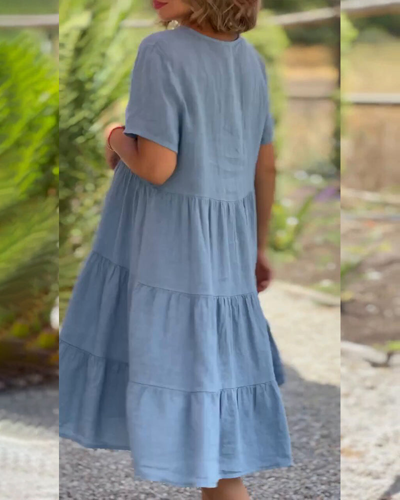 Virella - Dress Made Of Cotton And Linen