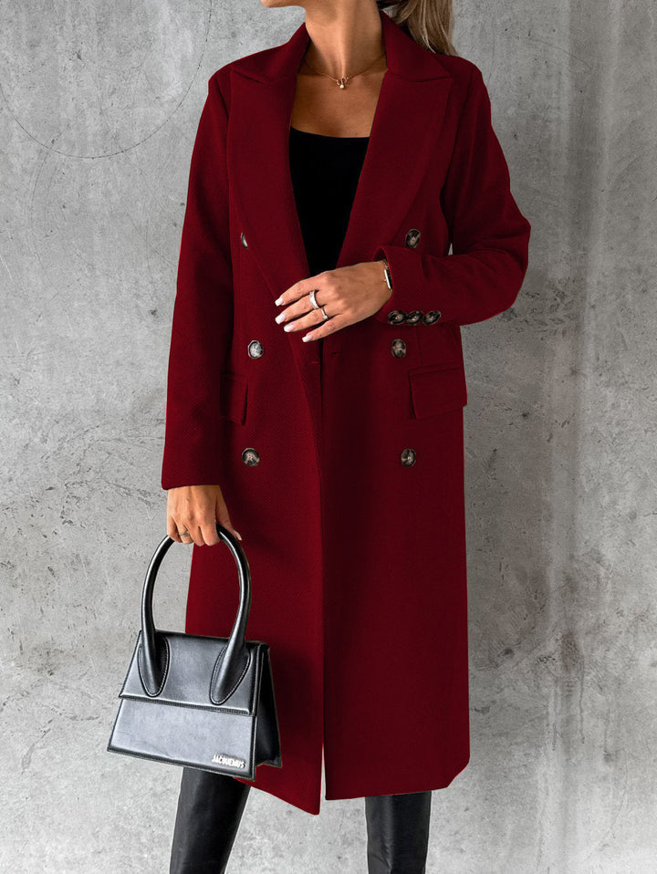 Jolie | Longline Coat with Softly Tailored Structure for Women