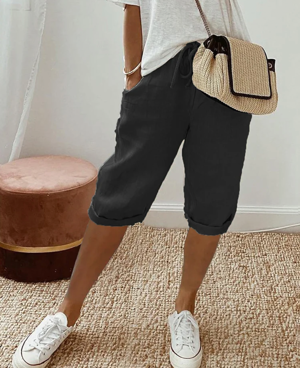 Sofia - Linen Trousers For Women