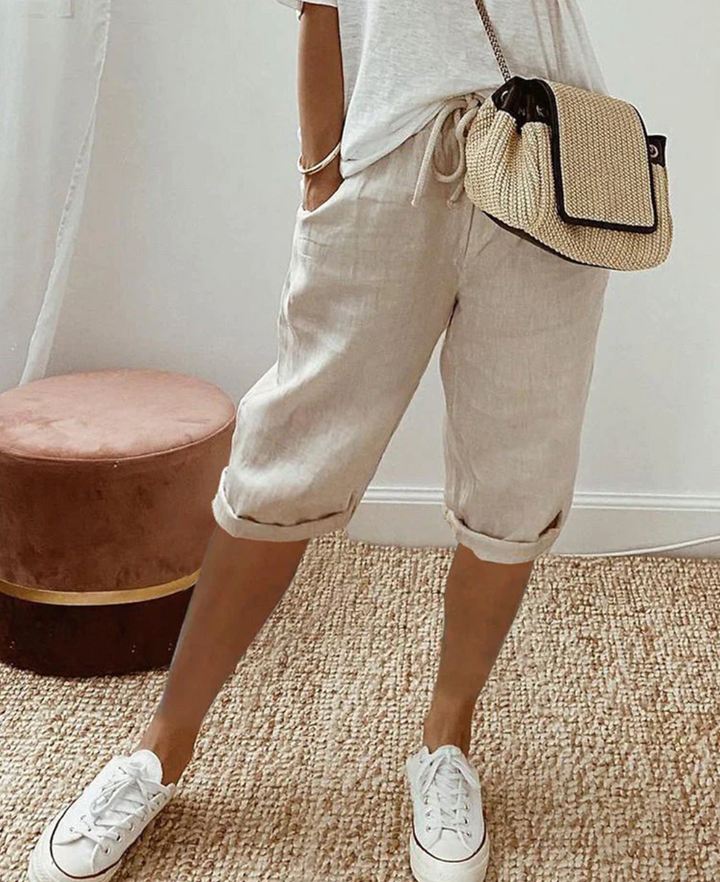 Sofia - Linen Trousers For Women