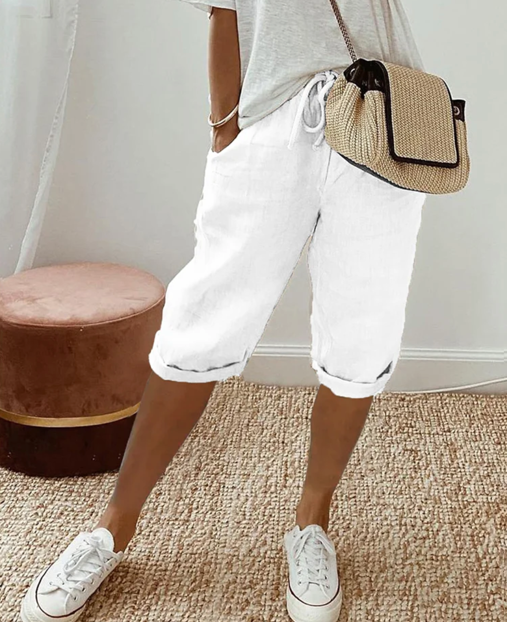 Sofia - Linen Trousers For Women