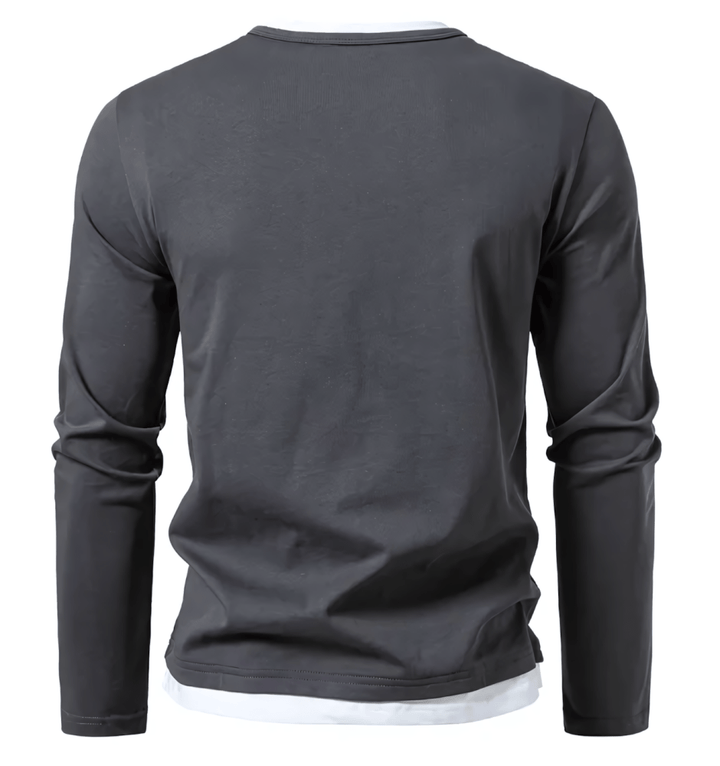 Alwin - Premium Long-Sleeved Shirt Made From Combed Cotton