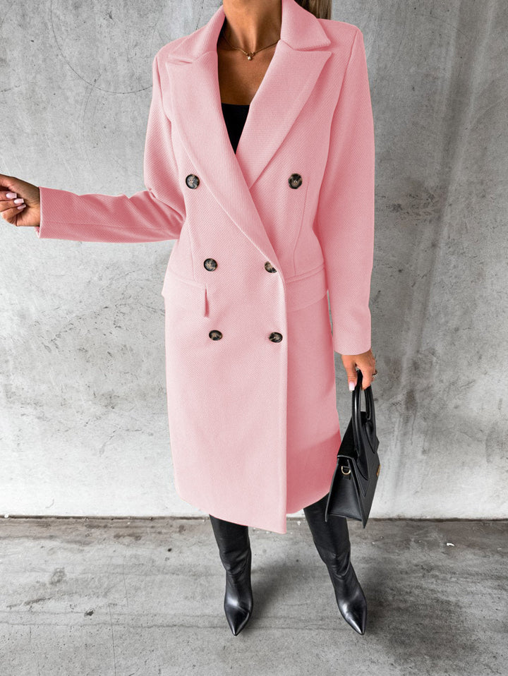 Jolie | Longline Coat with Softly Tailored Structure for Women