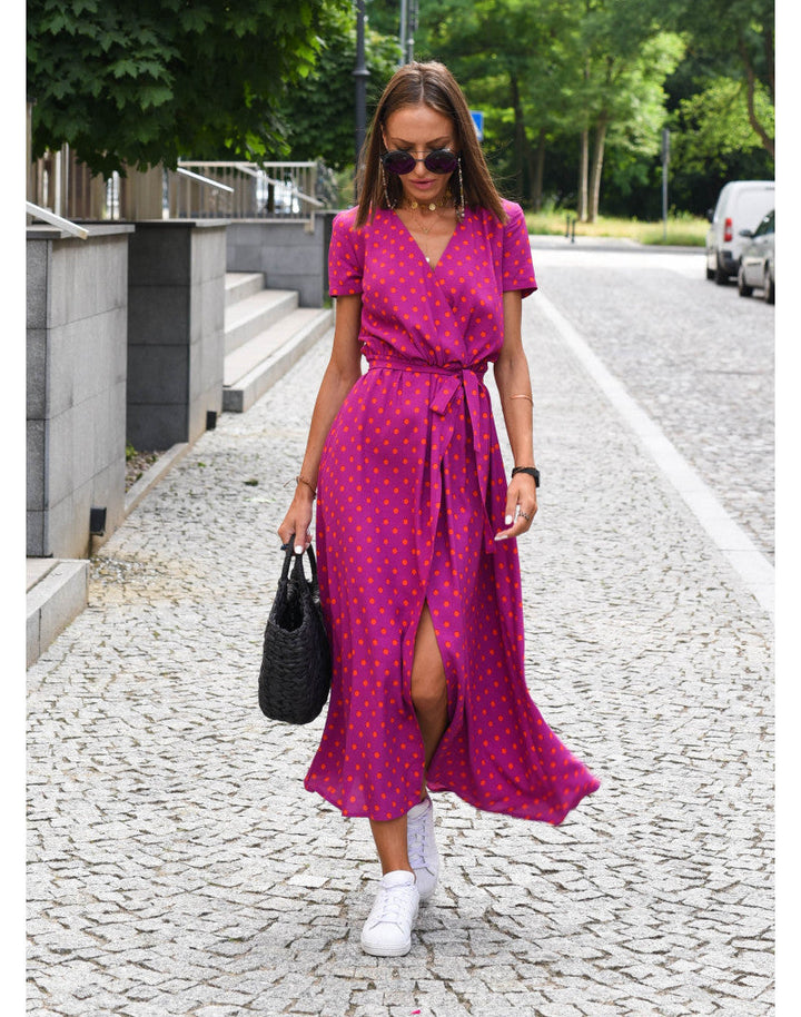 Yasmine - Stylish V-Neck Dress