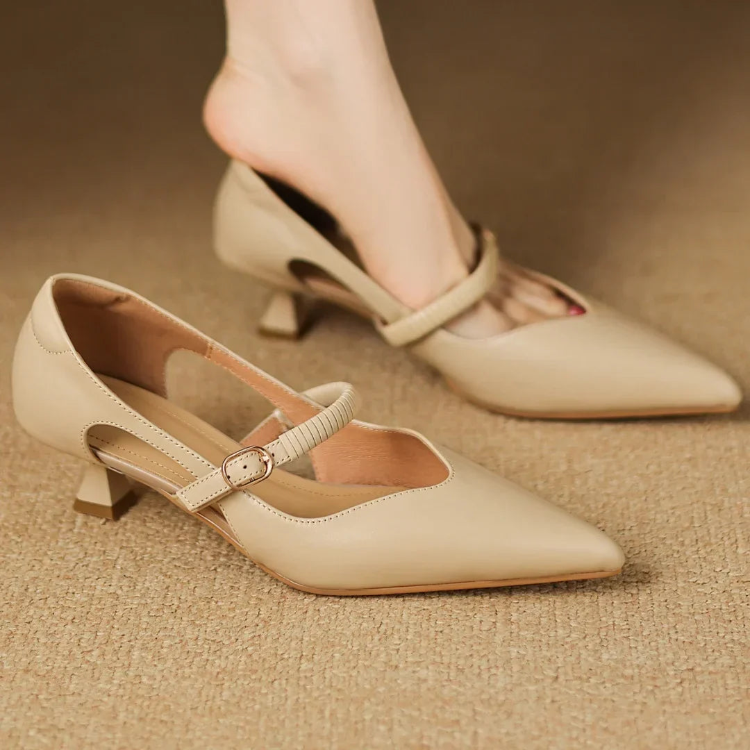 AVANI GENUINE LEATHER HEELS