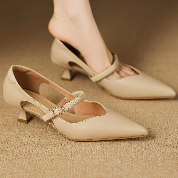 AVANI GENUINE LEATHER HEELS