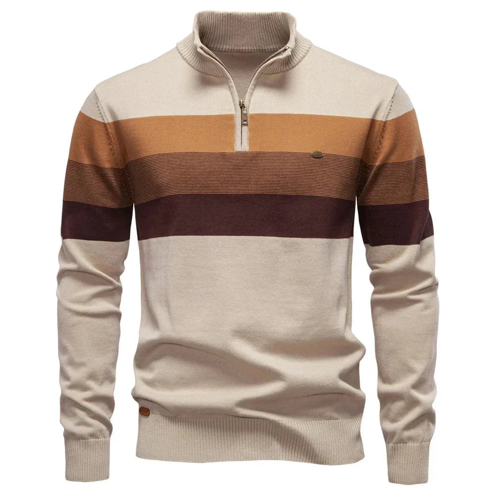 Neuhaus - Stylish Sweater With Stand-Up Collar