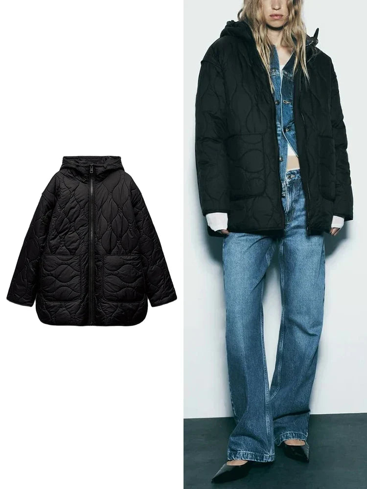 Vara | Relaxed Fit Hooded Winter Jacket with Cosy Build for Women
