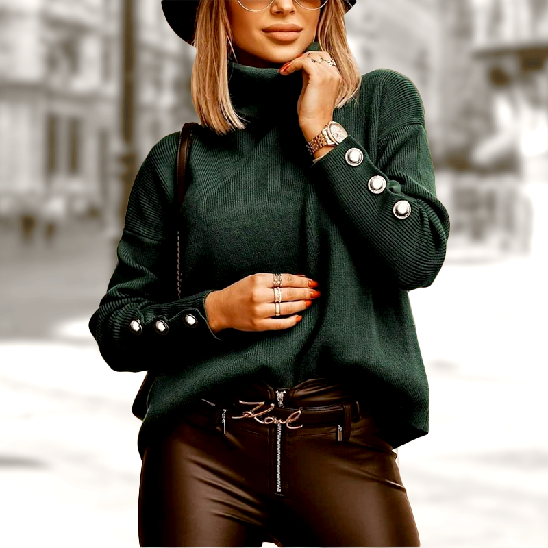 Isadora - Elegant Oversized Turtleneck Sweater