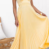 Naomi - Elegant Sling Cinched Waist Party Dress