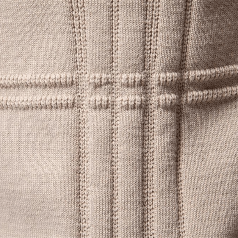 Northrow | Classic Knit Sweater with Plaid Pattern in Soft Cotton for Men