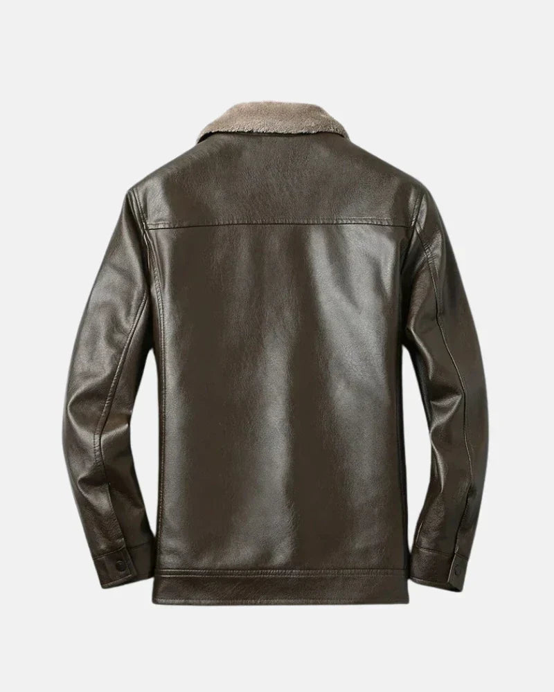 Leandro Cazal Leather Jacket
