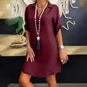 Maya - Casual Linen Dress
