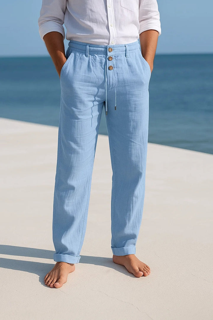 Liam - Lightweight Linen Summer Pants