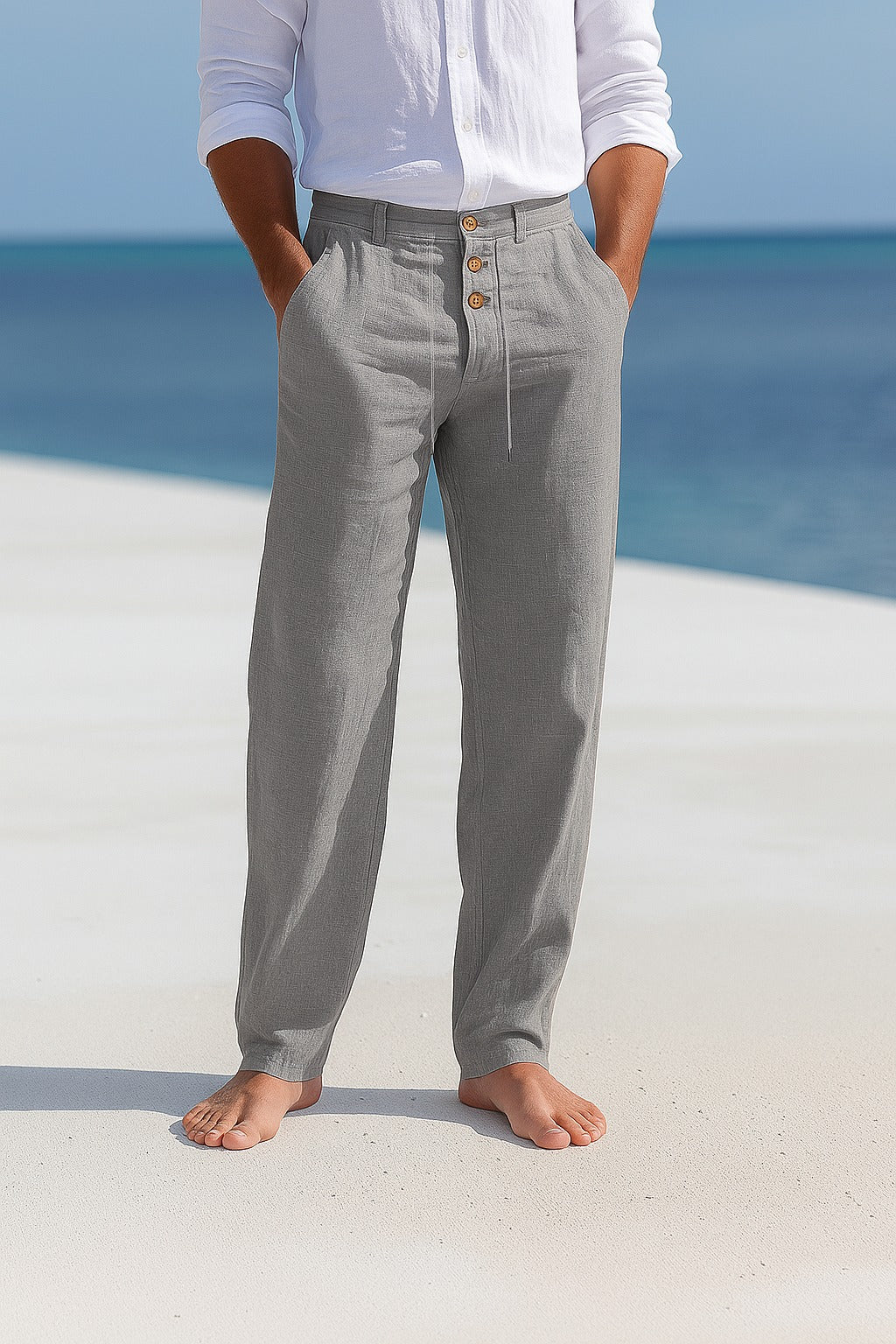 Liam - Lightweight Linen Summer Pants