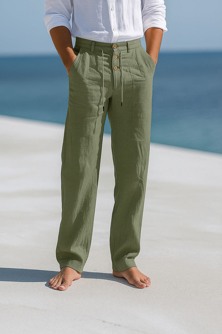 Liam - Lightweight Linen Summer Pants