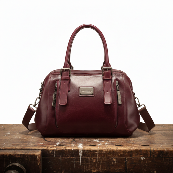 Red Luxury Bucket Bag