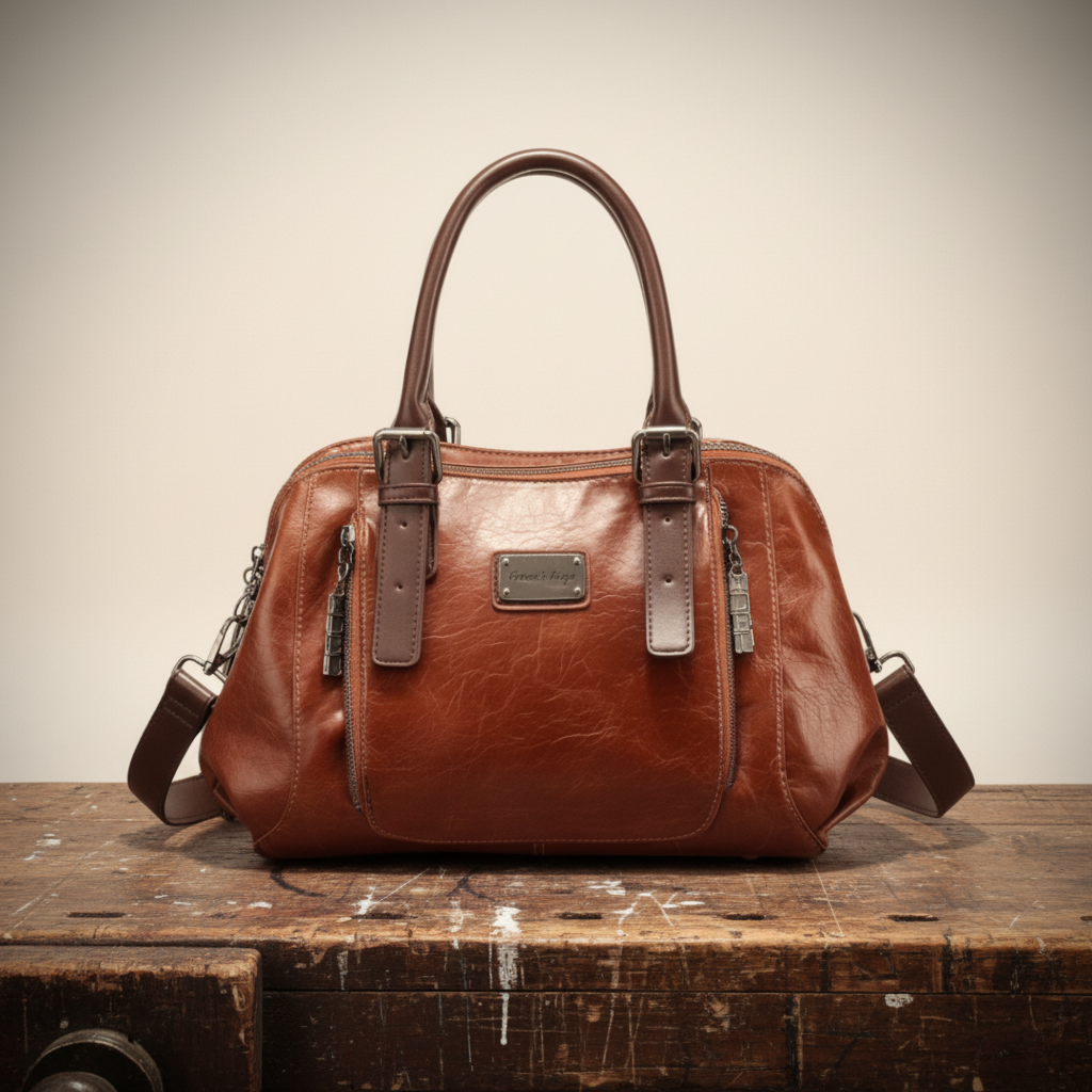 Red Luxury Bucket Bag
