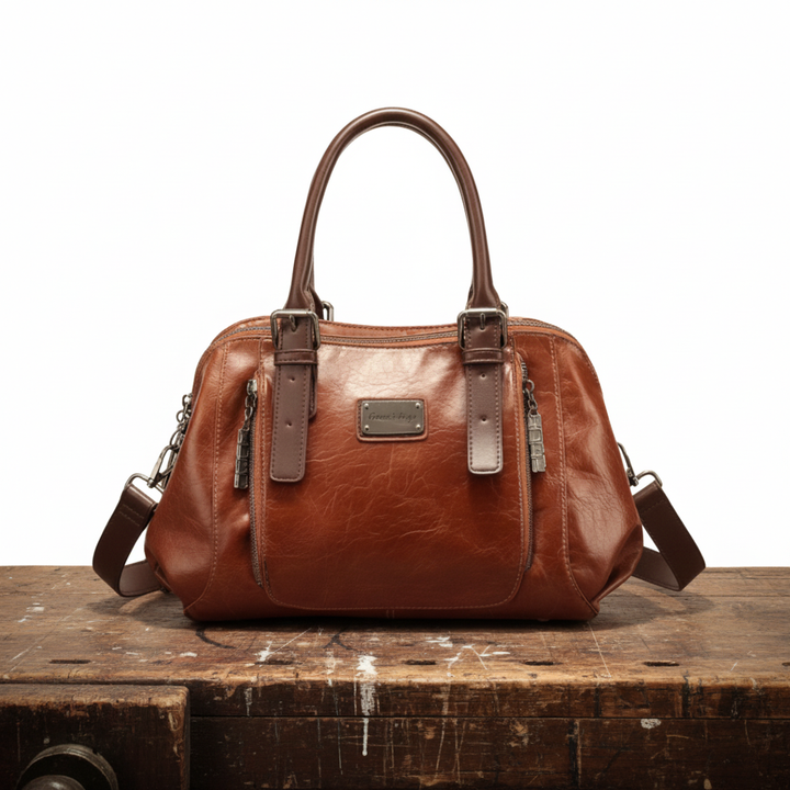 Red Luxury Bucket Bag