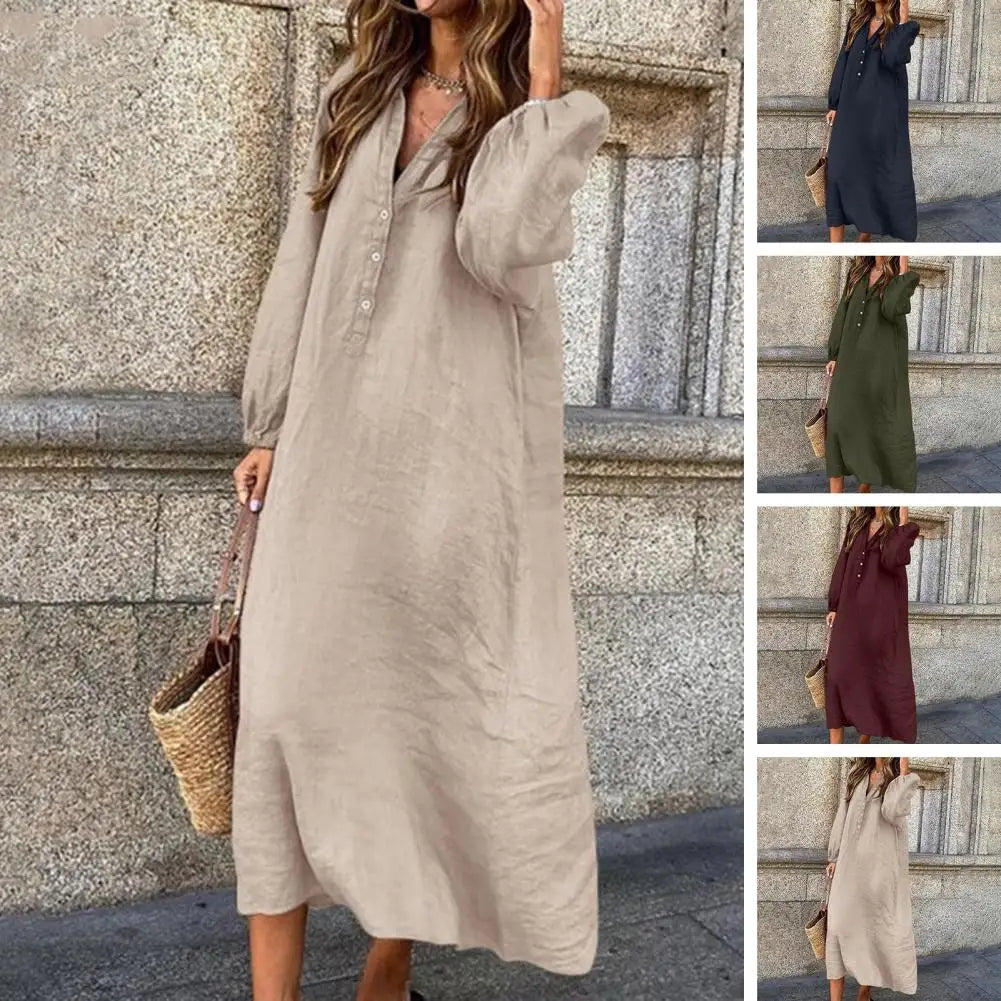Elma - Cotton-Linen Dress