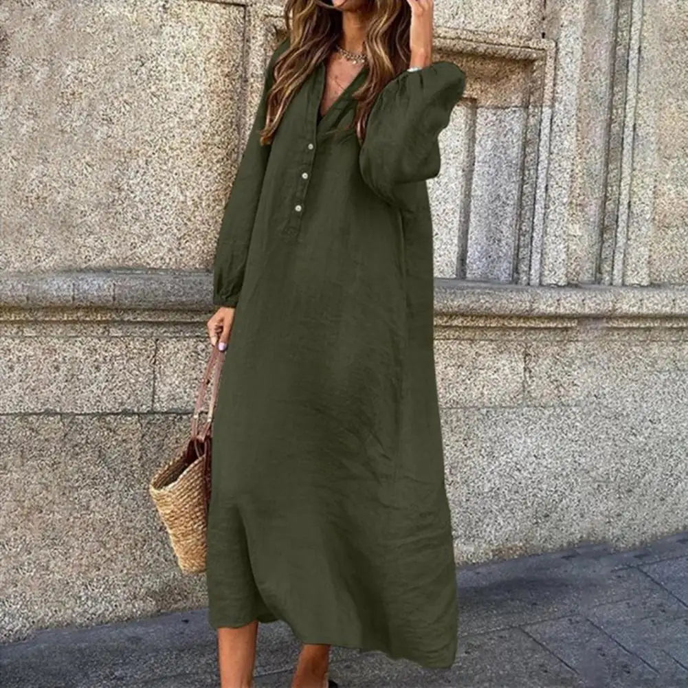 Elma - Cotton-Linen Dress