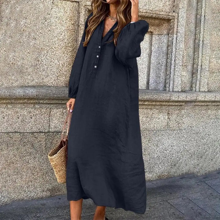 Elma - Cotton-Linen Dress