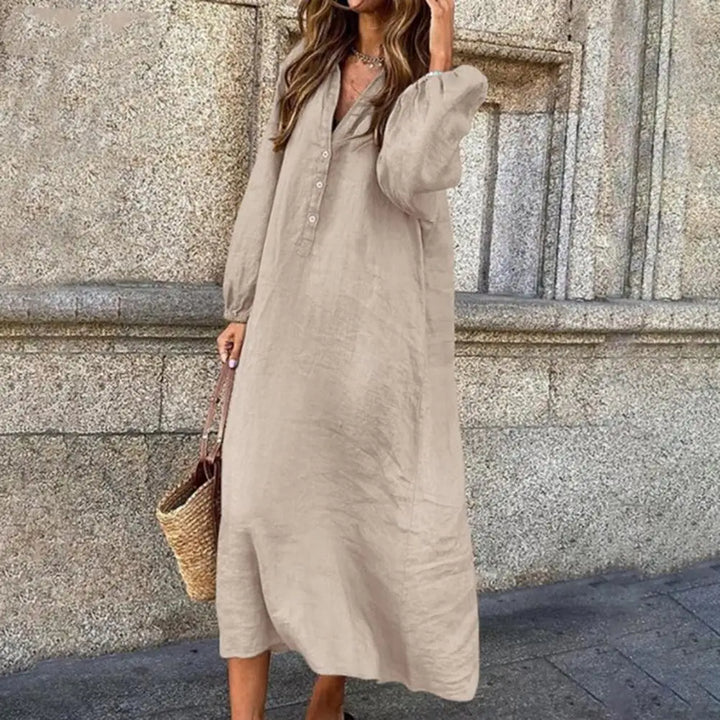 Elma - Cotton-Linen Dress