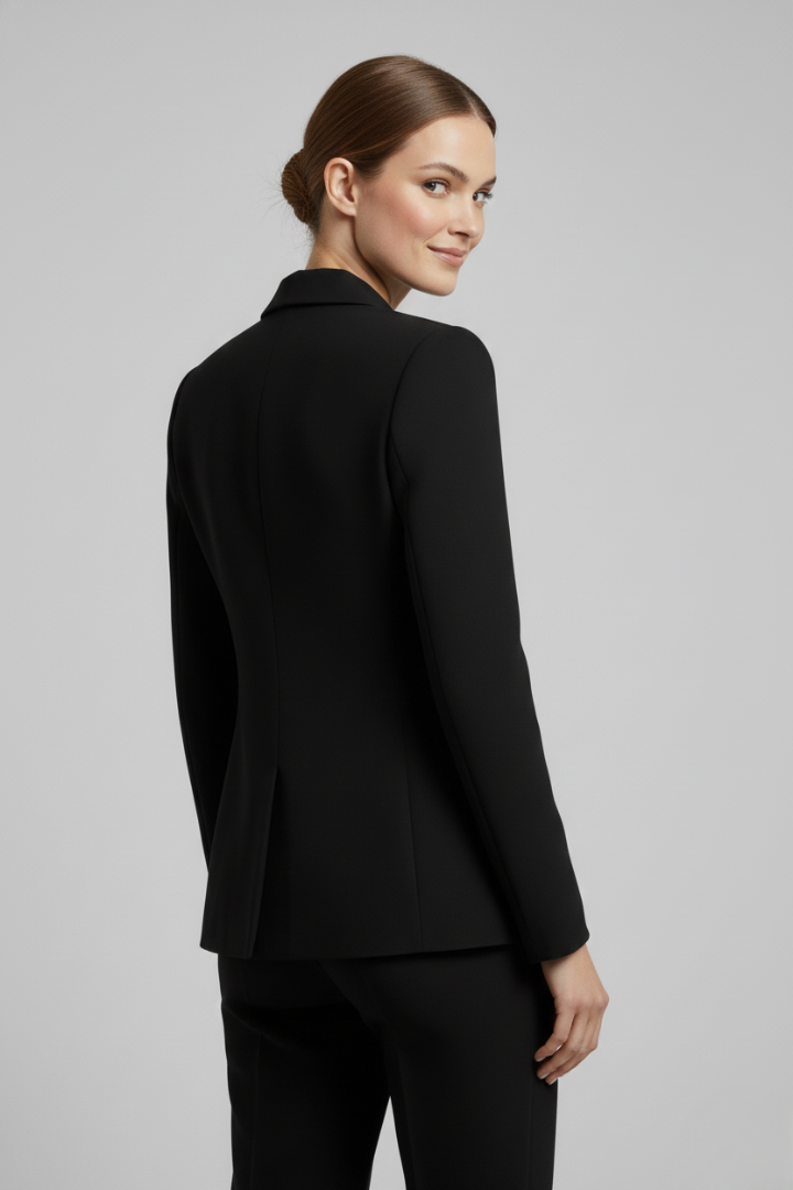 Clover | Double-Breasted Blazer with Statement Button Front for Women
