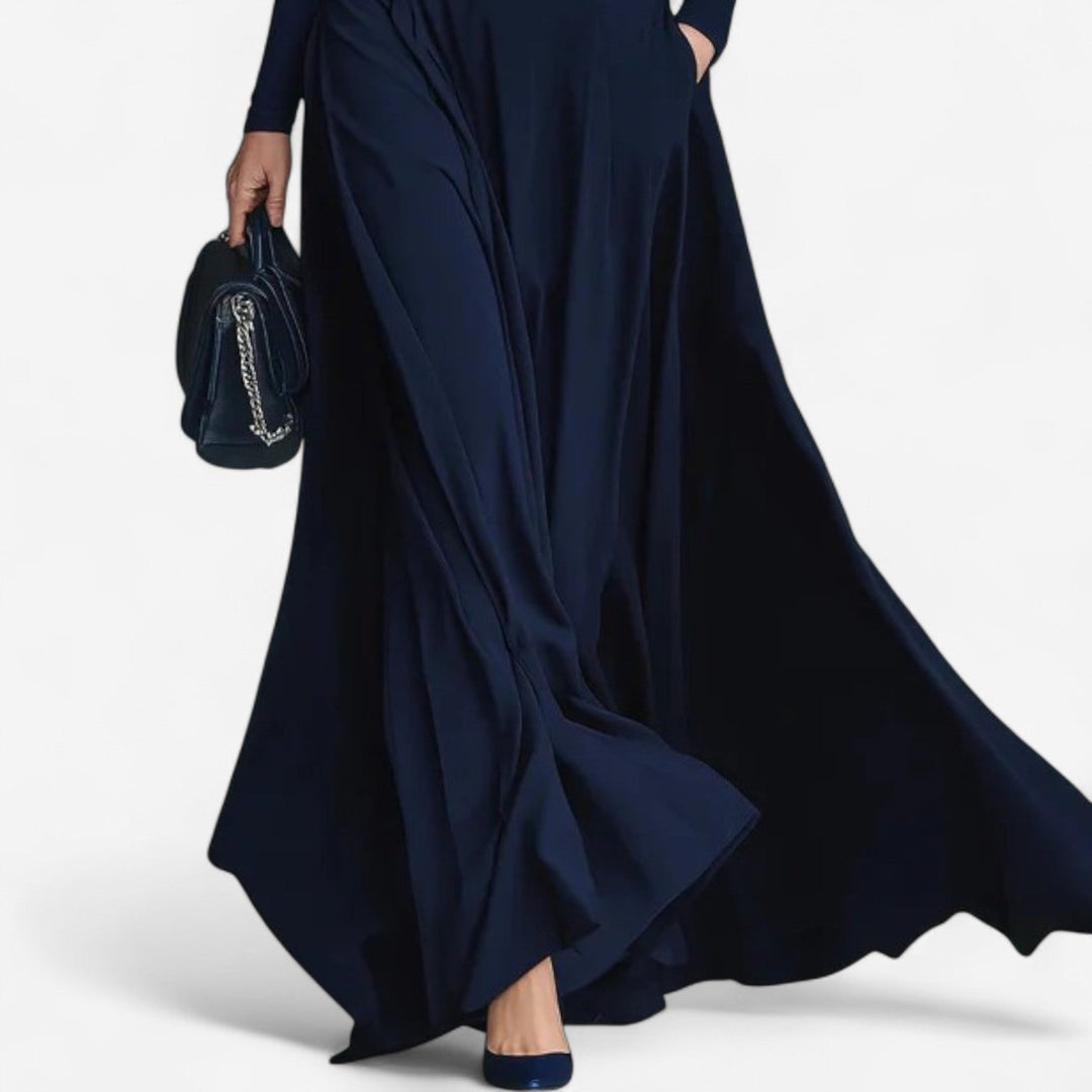 Yvelise Maxi Dress With High Neck