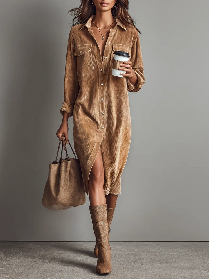 Zilke - Shirt Dress With Front Pockets