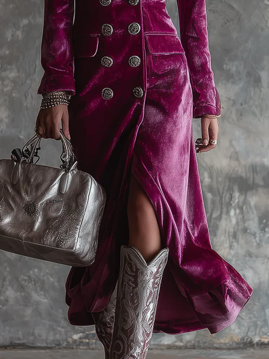 Victoria - Velvet Blazer Dress