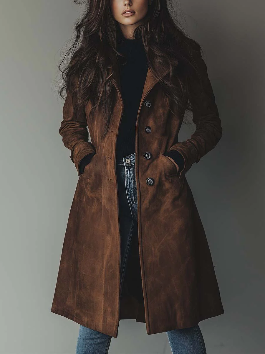 Ashbury | Vintage Trench Coat with Clean Classic Silhouette for Women