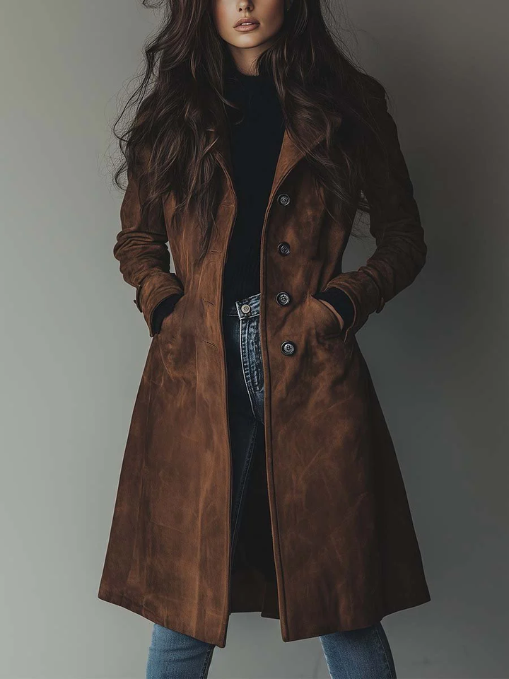 Ashbury | Vintage Trench Coat with Clean Classic Silhouette for Women