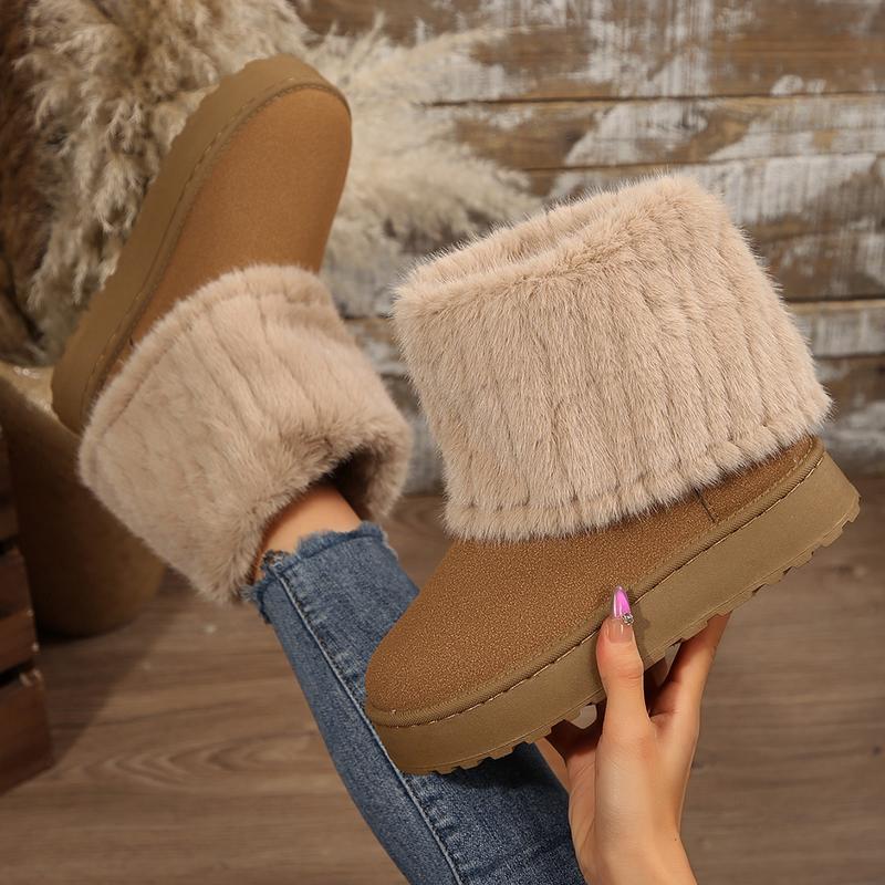 Willow | Faux Fur Lined Snow Boots with Fluffy Warm Interior for Women