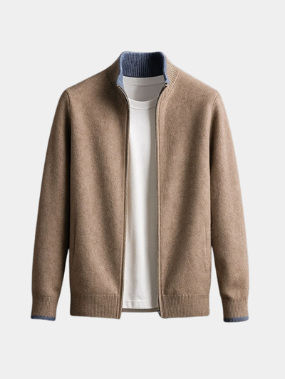 Harvey™ - Elegant Wool Zip Jacket