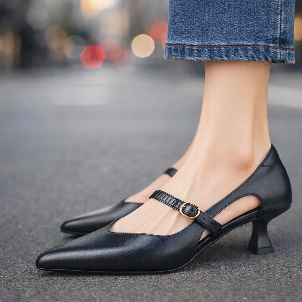 AVANI GENUINE LEATHER HEELS