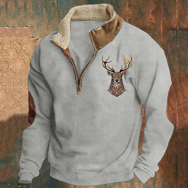 Luke | Sweater with Deer Detail