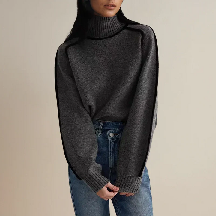 Faylin | Modern Turtleneck Sweater with Refined Detailing for Women