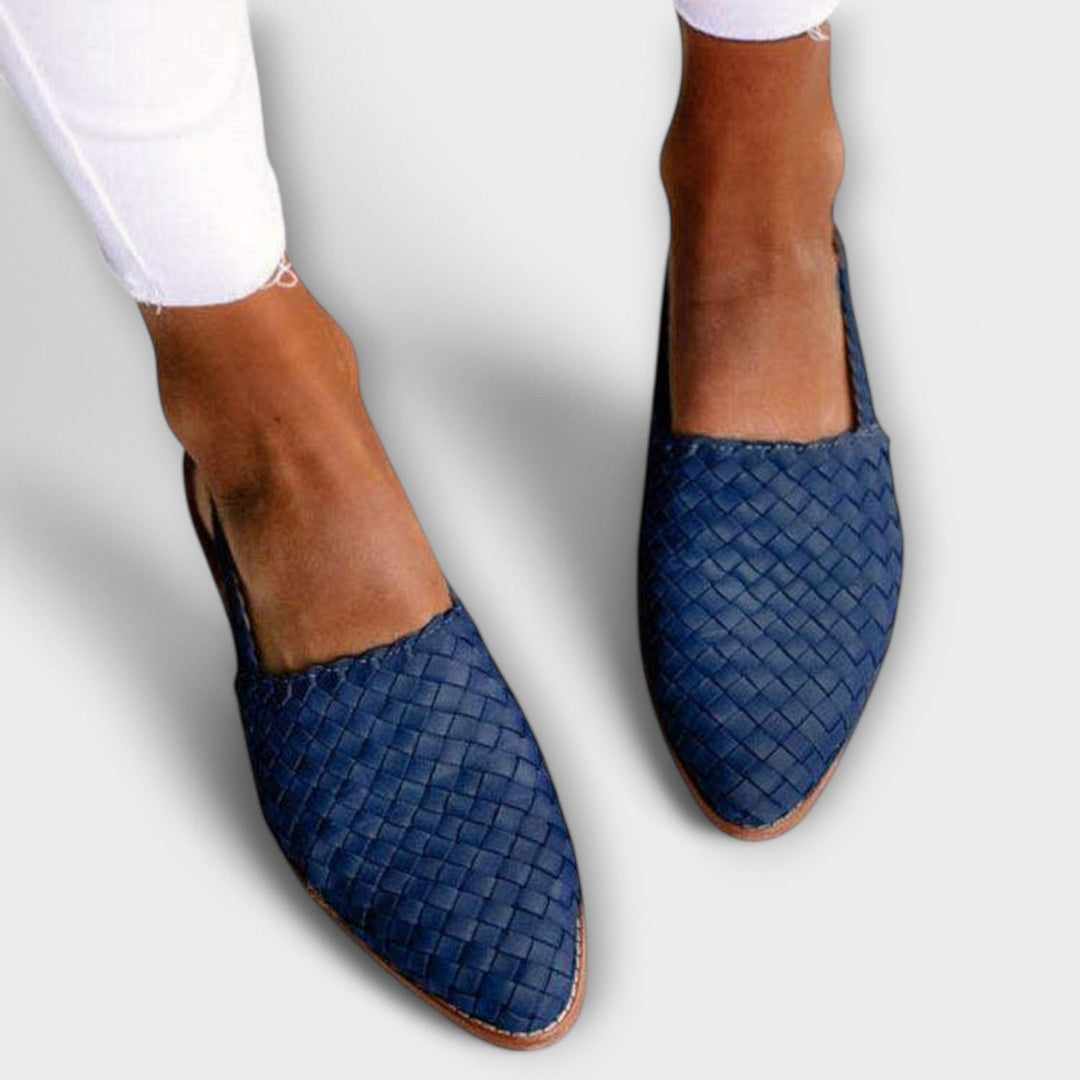 Aurora Woven Slingback Loafer