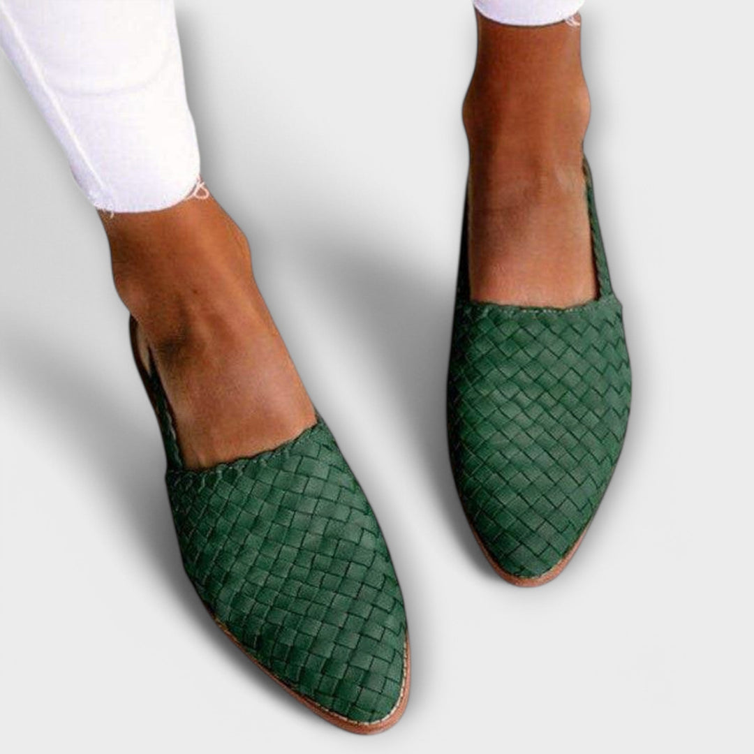 Aurora Woven Slingback Loafer
