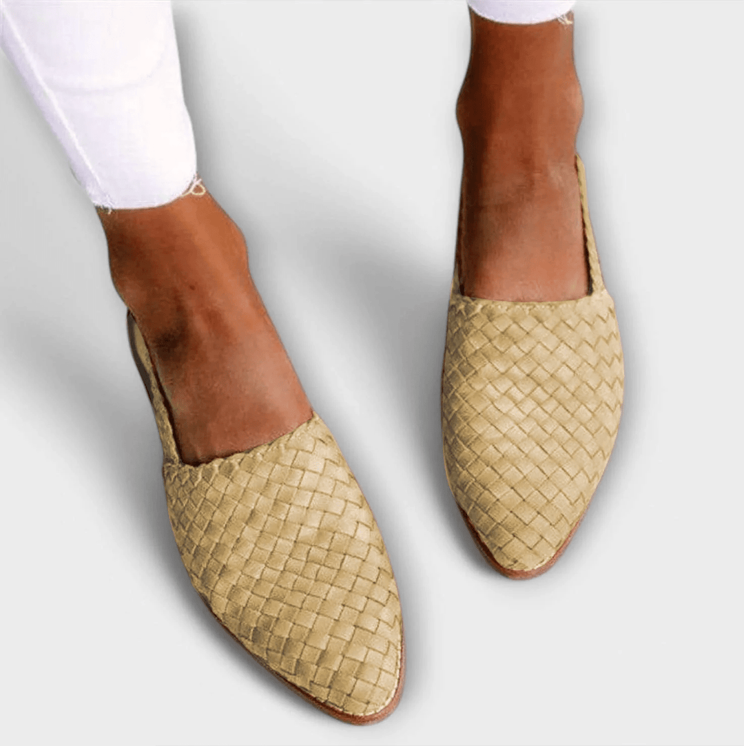 Aurora Woven Slingback Loafer