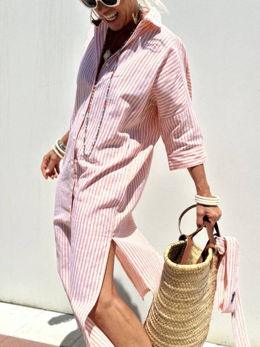 Veronica™ - Classic Striped Shirt