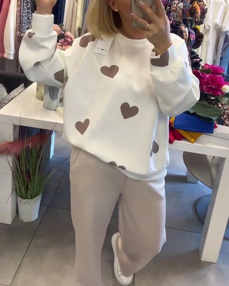 Anais - Sweater With Hearts