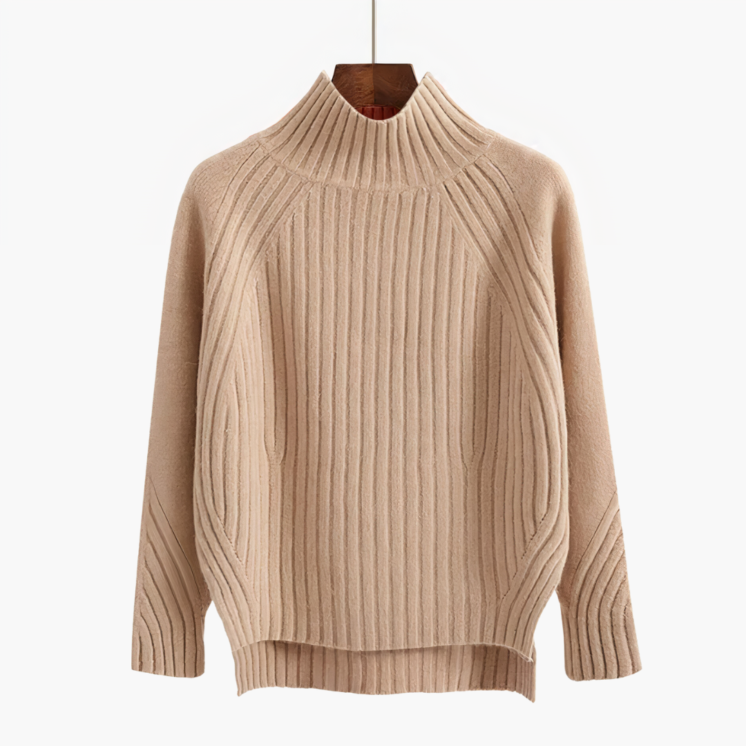 Amelia - Soft Ribbed Knit Sweater