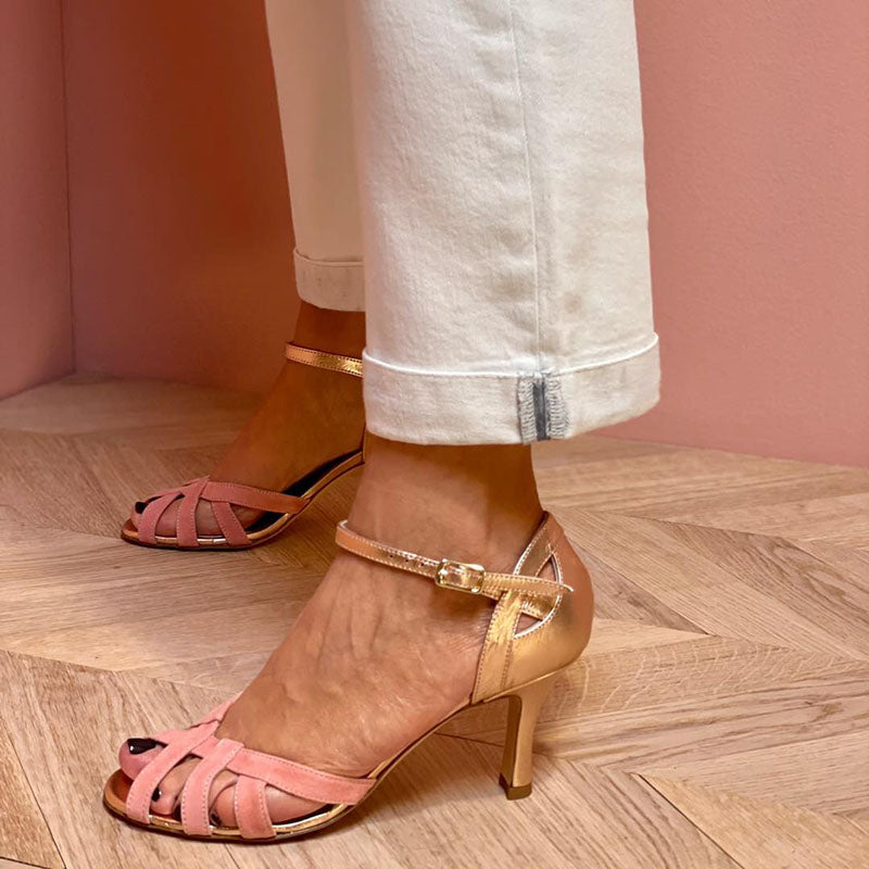 High Heeled Open Toe Sandals